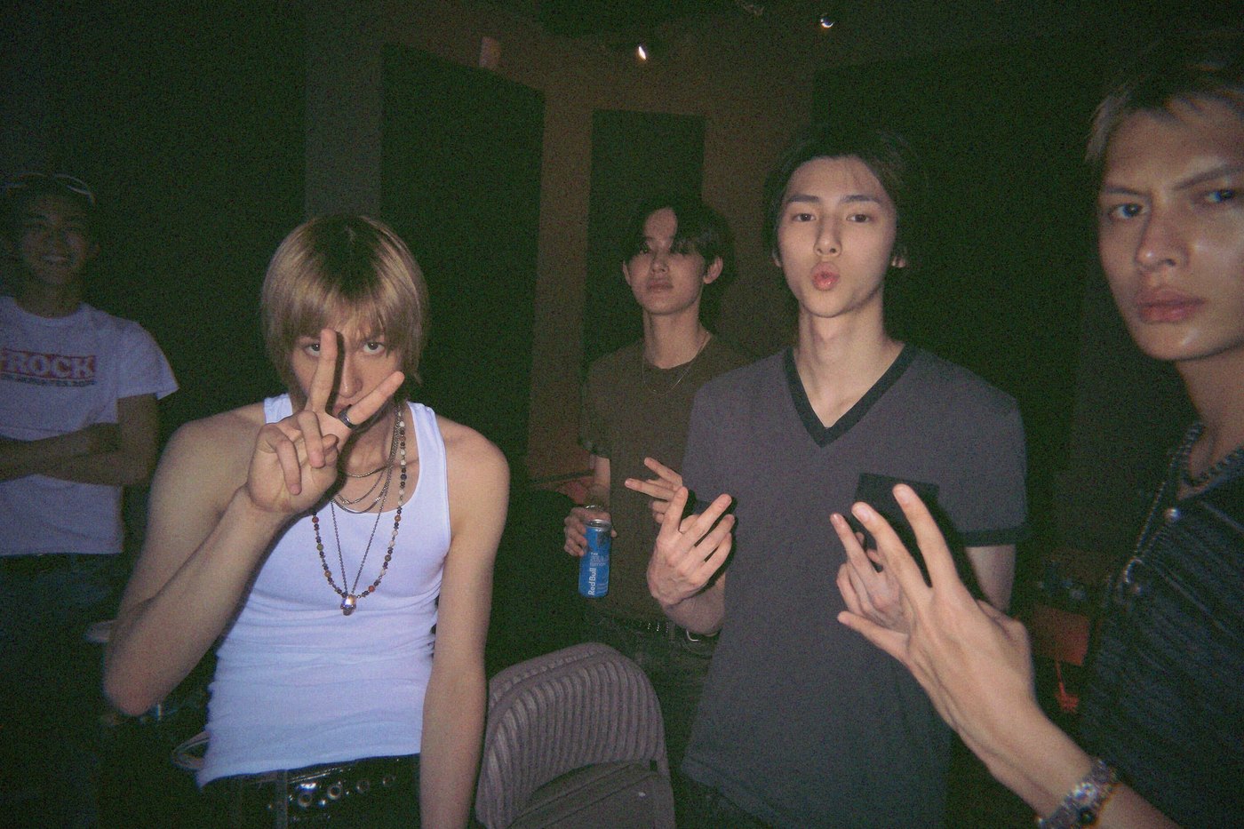CORTIS in a recording studio in Los Angeles while working on their new album